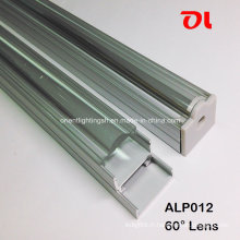 Profilé en aluminium à LED avec angle de faisceau de 60 degrés (ALP012)